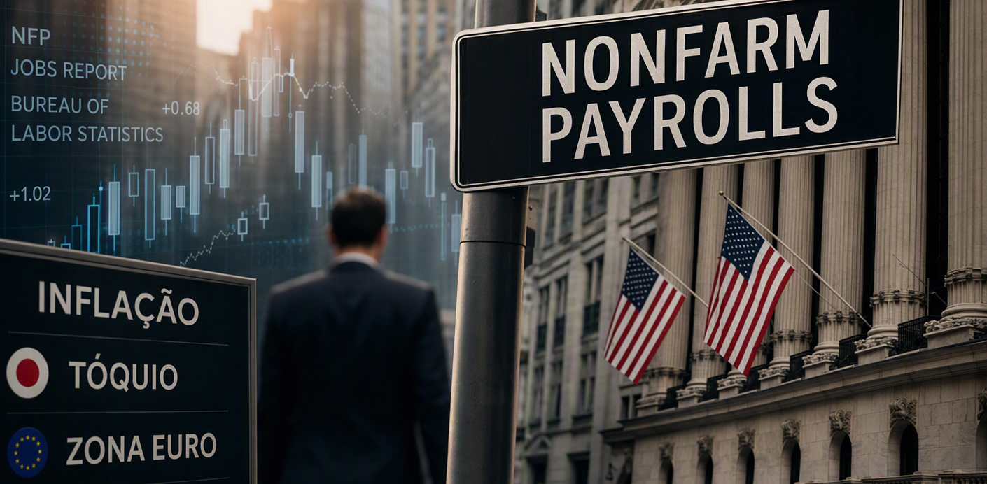 Amanhã destacamos Nonfarm payrolls e inflação